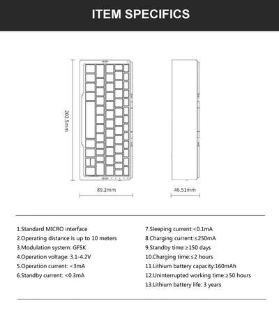 Foldable Bluetooth Keyboard